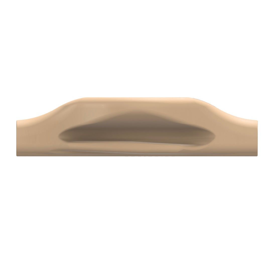Beige, side view
