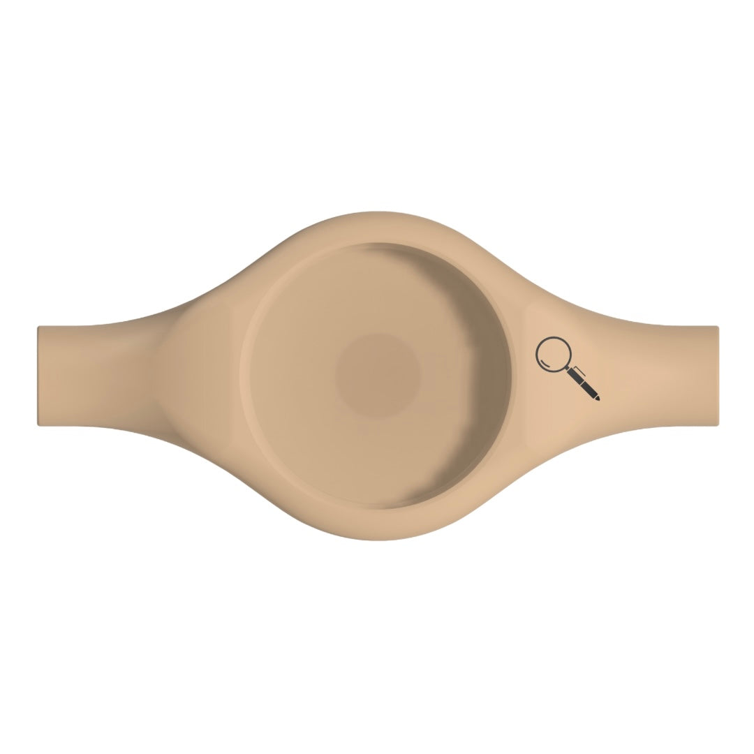 Beige, top view